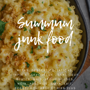 Summum junk food sans allergènes 